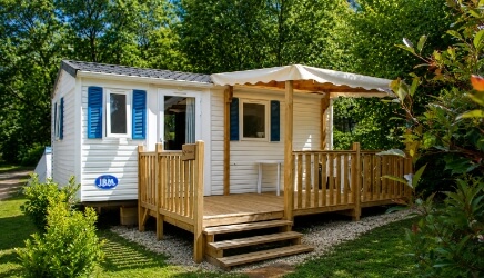 Mobil-home 2 chambres 28 m² en location au camping dans le Lot Le Bel Air, au cœur du Quercy
